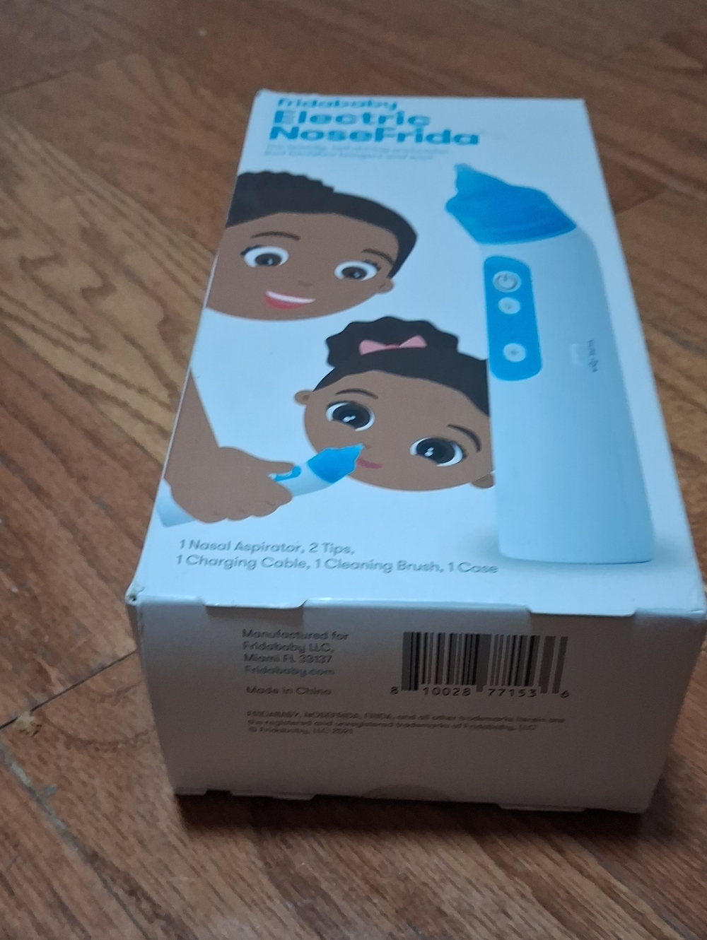 fridababy Electric NoseFrida Nasal Aspirator - White & Blue - Picture 3 of 9